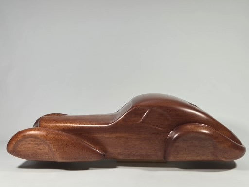 BUGATTI ATLANTIC TYPE 57SC WOOD SCULPTURE