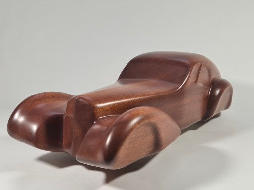 BUGATTI ATLANTIC TYPE 57SC WOOD SCULPTURE