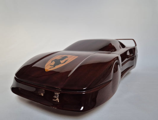 FERRARI F40 WOOD SCULPTURE