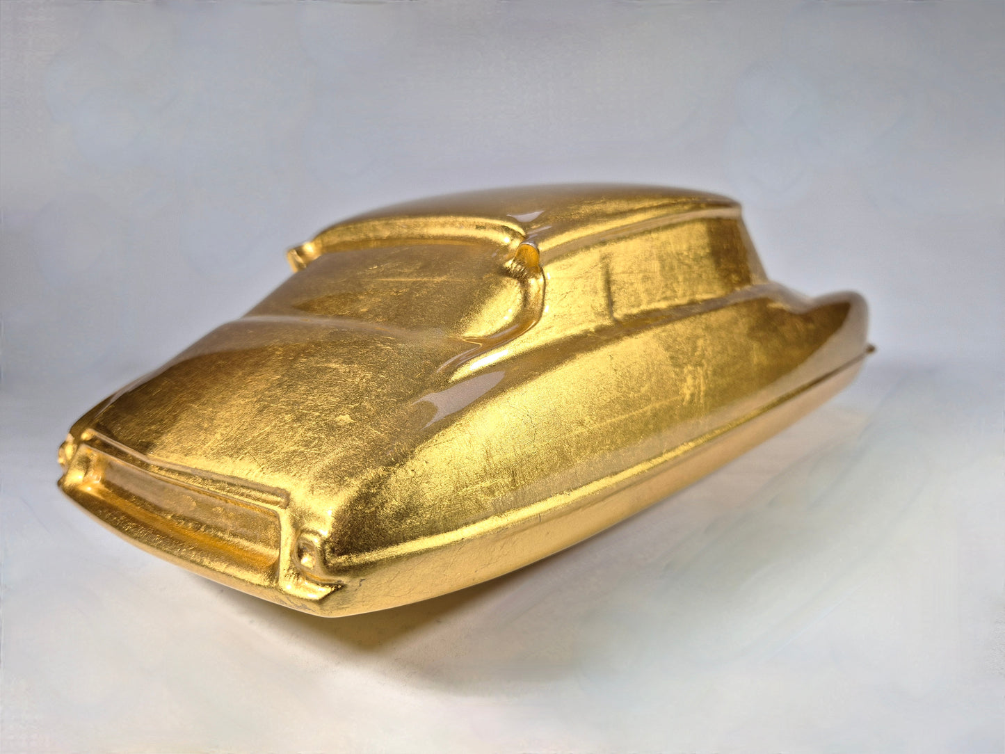 CITROËN DS 19 GOLD LEAF WOOD SCULPTURE