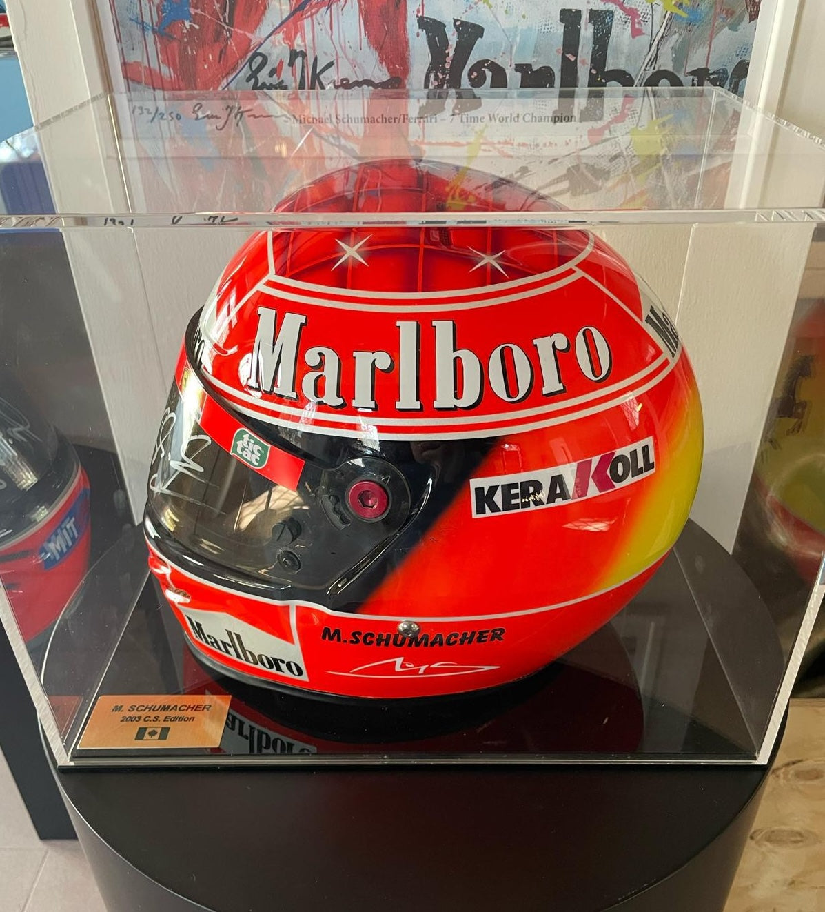 RÉPLIQUE CASQUE DE PILOTE ENCEINTE BLUETOOTH - DÉCORATION AUTOMOBILE