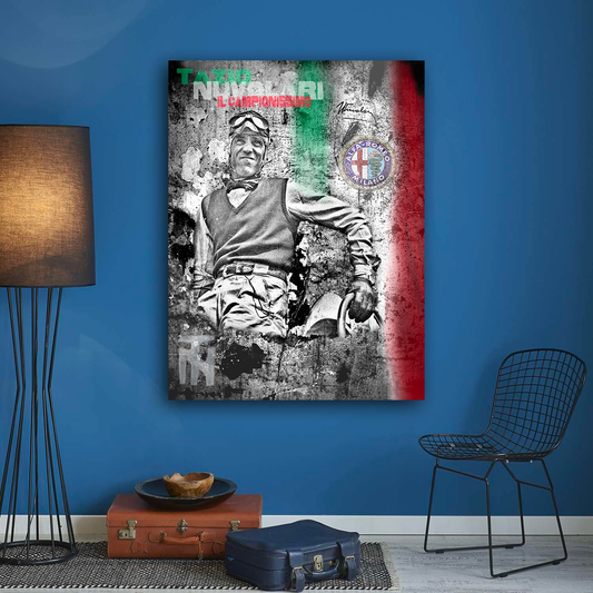 Tazio Nuvolari "Worldwide F1 Champion" on Alfa Romeo P3/8C 2300 & Auto Union C Type between 1930 et 1933 denis poutet le muret des stands