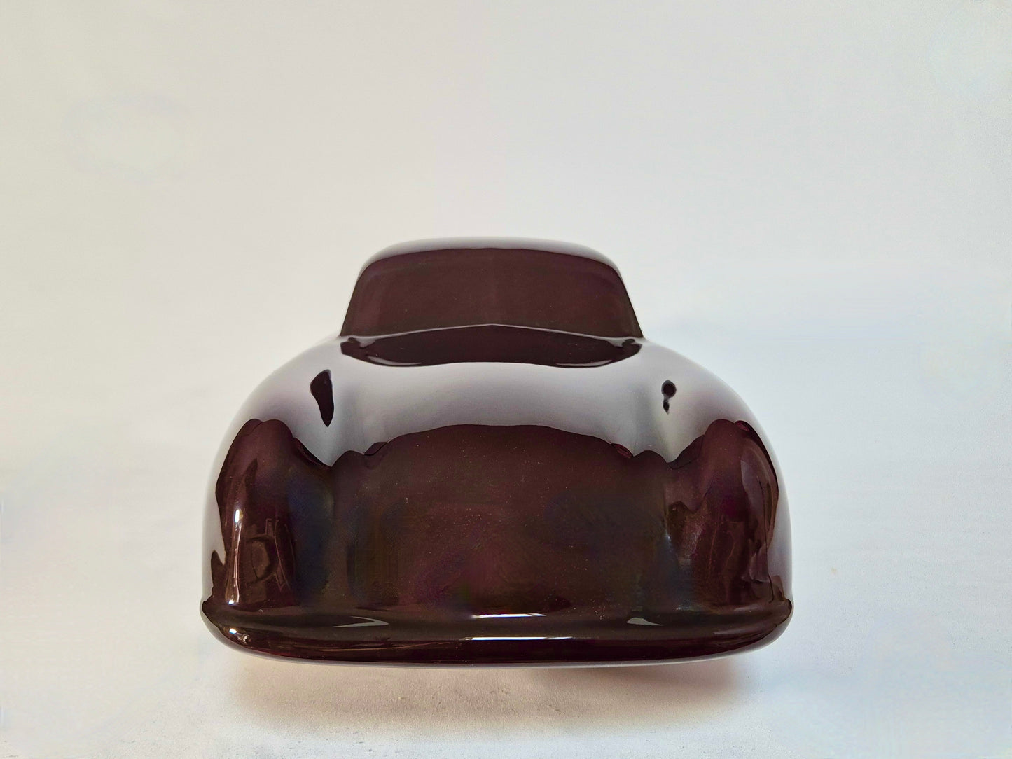 SCULPTURE PORSCHE 356 EN BOIS JAMES DEAN 