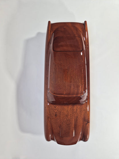 SCULPTURE ASTON MARTIN DB5 JAMES BOND EN BOIS
