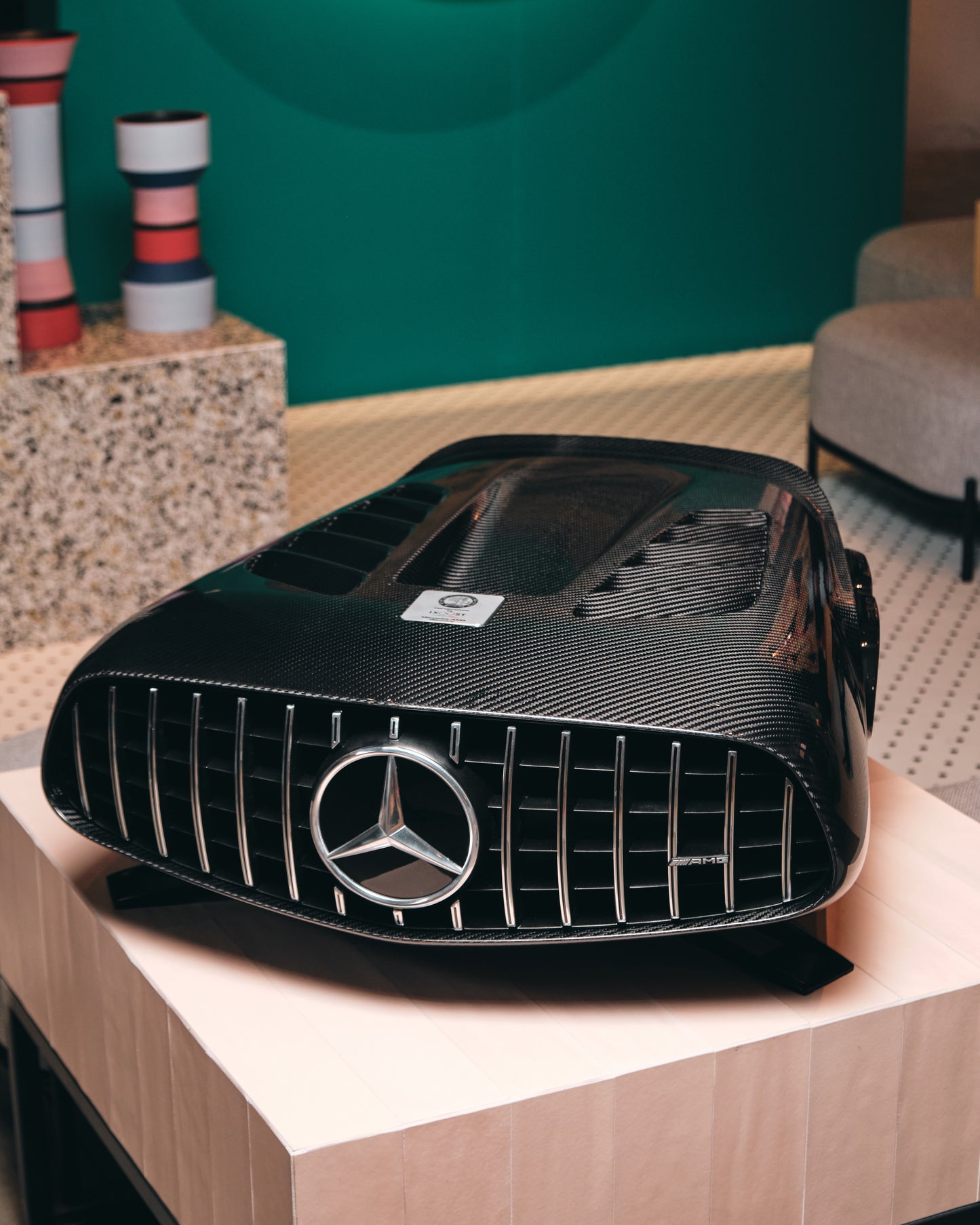 MERCEDES AMG PERFORMANCE LUXURY AUDIO SPEAKER - AUTOMOTIVE DECORATION