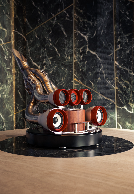 CHAÎNE HI-FI ÉCHAPPEMENT DE VOITURE / ENCEINTE BLUETOOTH XiLO - DECORATION AUTOMOBILE