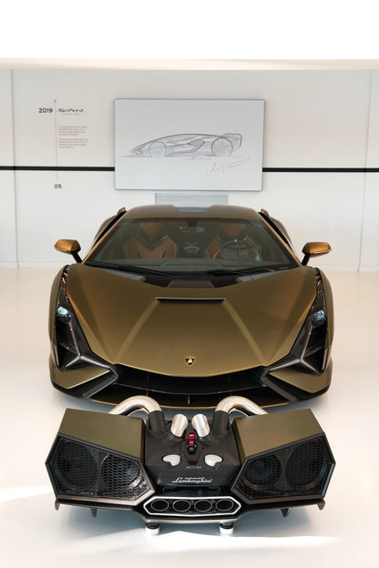 LAMBORGHINI AVENTADOR EXHAUST HI-FI SYSTEM ESAVOX - AUTOMOTIVE DECORATION