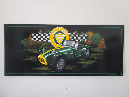 CUSTOMISED AUTOMOTIVE PAINTED METAL PLATE - AUTOMOTIVE DECORATION