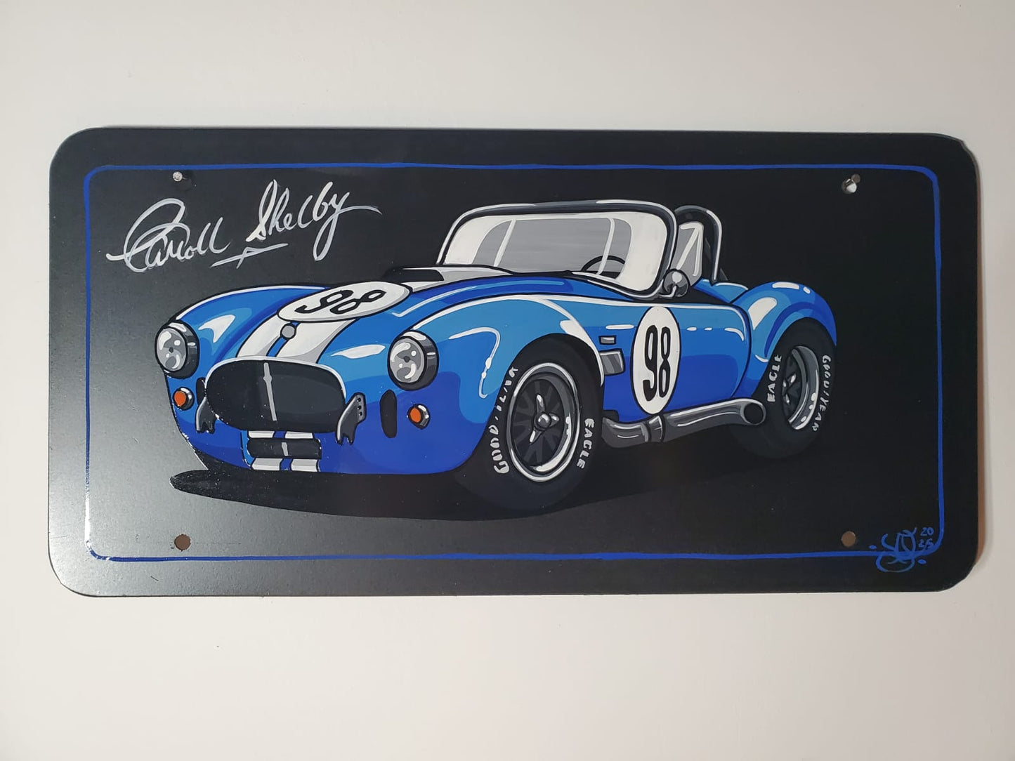 CUSTOMISED AUTOMOTIVE PAINTED METAL PLATE - AUTOMOTIVE DECORATION