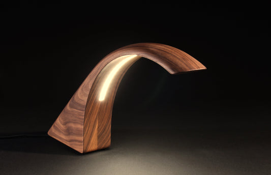 Solid wood decoration representing a Delahaye 135S lamp, created by Stéphane Carton from Atelier Stéphane Carton, woodworker & cabinetmaker.

Limited edition of 25, american oak, lounge or desk format Personalization possible.

Perfect for vintage automotive lamp lovers, classic cars enthusiasts and Delahaye owners. 3/4 light view.