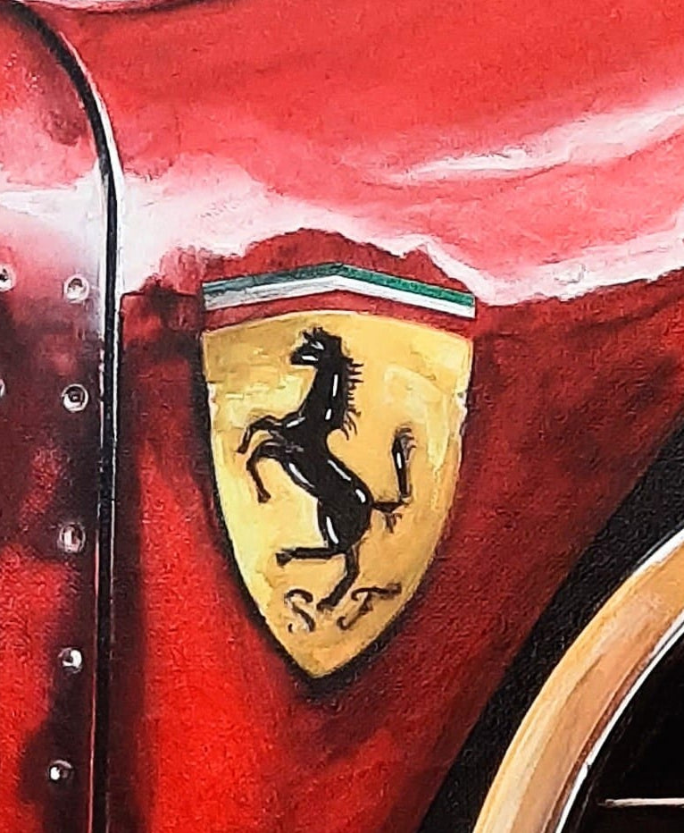 FERRARI 330 P3 - AUTOMOTIVE ACRYLIC PAINTING
