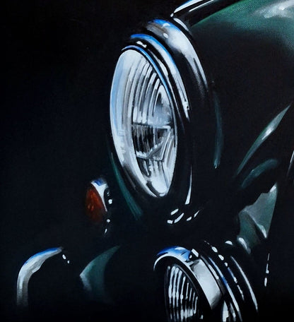JAGUAR MKII 2.4L - AUTOMOTIVE ACRYLIC PAINTING