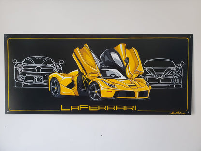 CUSTOMISED AUTOMOTIVE PAINTED METAL PLATE - AUTOMOTIVE DECORATION