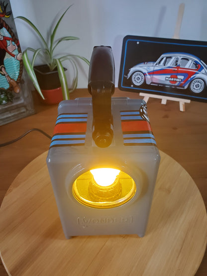 VINTAGE CUSTOMISED SNCF LAMP - AUTOMOTIVE LIGHTING OBJECT