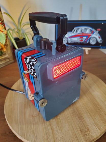 VINTAGE CUSTOMISED SNCF LAMP - AUTOMOTIVE LIGHTING OBJECT
