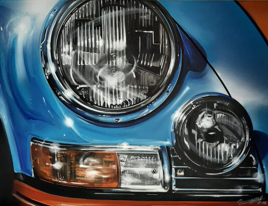PORSCHE 911 2.7 RS - AUTOMOTIVE ACRYLIC PAINTING