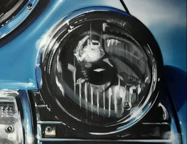 PORSCHE 911 2.7 RS - AUTOMOTIVE ACRYLIC PAINTING