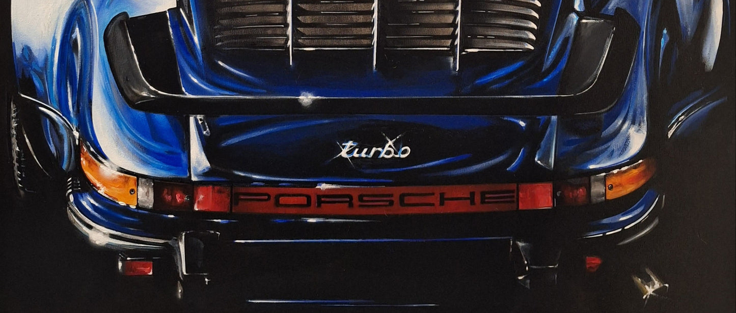 PORSCHE 911 TURBO TYPE G - PEINTURE AUTOMOBILE A L'ACRYLIQUE