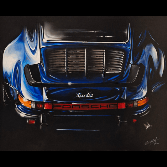 PORSCHE 911 TURBO TYPE G - PEINTURE AUTOMOBILE A L'ACRYLIQUE