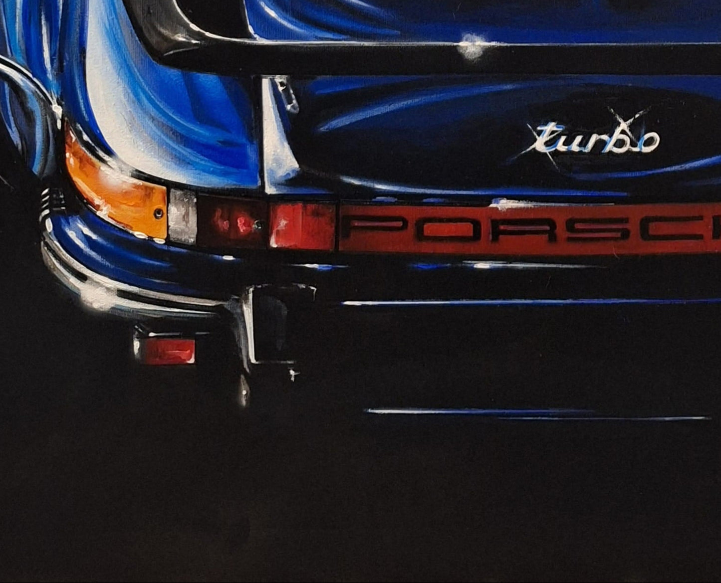 PORSCHE 911 TURBO TYPE G - PEINTURE AUTOMOBILE A L'ACRYLIQUE