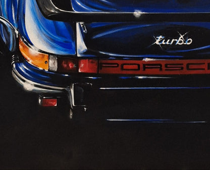 PORSCHE 911 TURBO TYPE G - PEINTURE AUTOMOBILE A L'ACRYLIQUE