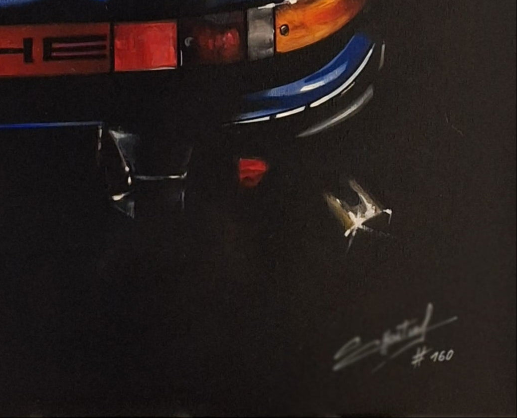PORSCHE 911 TURBO TYPE G - PEINTURE AUTOMOBILE A L'ACRYLIQUE