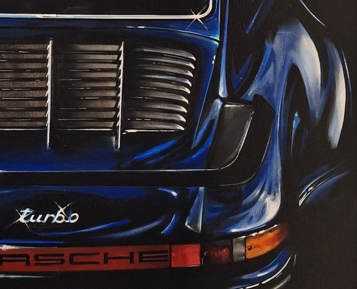 PORSCHE 911 TURBO TYPE G - PEINTURE AUTOMOBILE A L'ACRYLIQUE