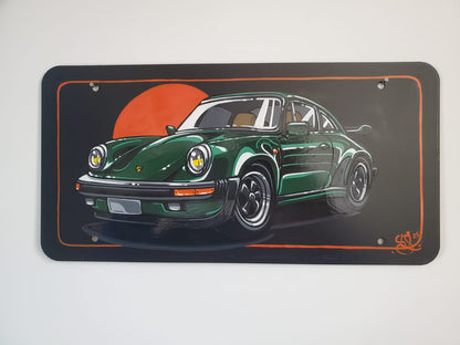 CUSTOMISED AUTOMOTIVE PAINTED METAL PLATE - AUTOMOTIVE DECORATION