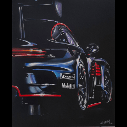PORSCHE 992 GT3 R - AUTOMOTIVE ACRYLIC PAINTING