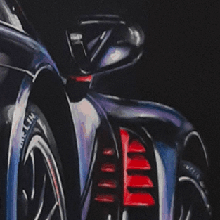 PORSCHE 992 GT3 R - AUTOMOTIVE ACRYLIC PAINTING